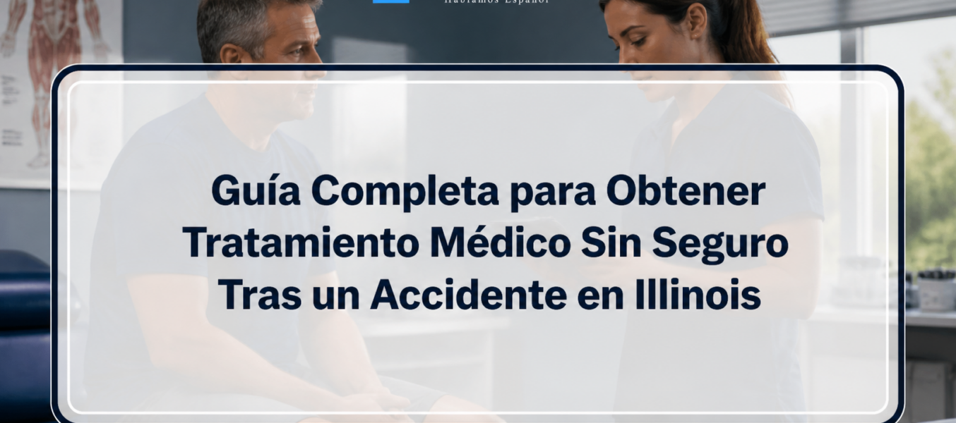 Guía Completa para Obtener Tratamiento Médico Sin Seguro Tras un Accidente en Illinois